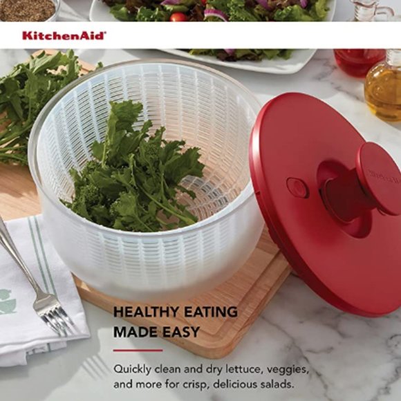 KitchenAid Kitchen Kitchenaid 3in Salad Spinner W Pump Mechanism